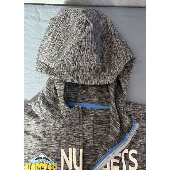 Denver Nuggets Zip Up Hoodie 4her By Carl Banks MLB Women’s Size XS Extra Small - Picture 6 of 9